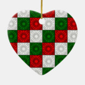 Plezierhoeken-Rood-Wit-Groen-Hart ORNAMENT (Achterkant)