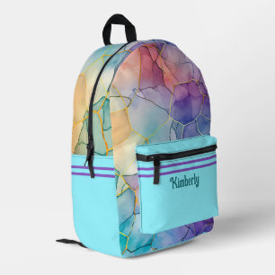 Plezierig en funky Alcohol & Inkt Ontwerp Bedrukte Rugzak