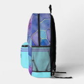 Plezierig en funky Alcohol & Inkt Ontwerp Bedrukte Rugzak (Rechts)