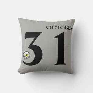 Plezierig gelukkig Halloween 31 oktober Kussen