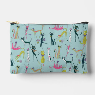 Plezierig Kleurrijk Grappig Kat Patronen Etui
