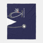 Plezierig verpleegsters cadeau idee fleece deken (Voorkant)