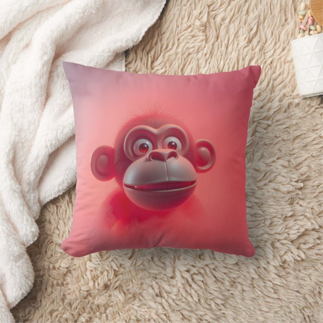 Plezierige Aap Kussen (Deken)