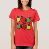 Plezierige Appels T-shirt (Voorkant)
