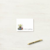 Plezierige Bloempotten Ik Had Liever Getuinierd Post-it® Notes (Op bureau)