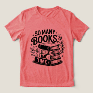Plezierige boekenliefhebbers woordkunst  Tri-Blend shirt