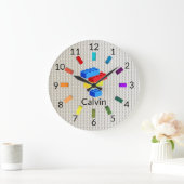 Plezierige Bouwstenen Speelkamer Voor Kinderen Grote Klok (Huis)