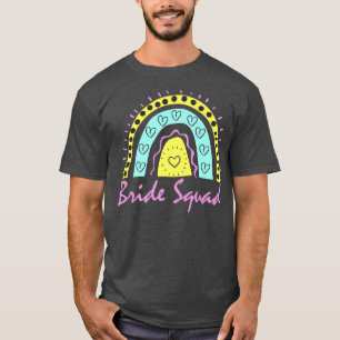 Plezierige Bruidsentourage Afscheid Als Bruid Crew T-shirt