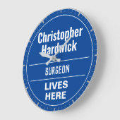 Plezierige chirurgische wandplaquette stijl grote  klok (Hoek)