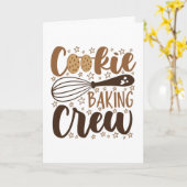 Plezierige Cookie Bakploeg Ontwerp Kaart (Gele Bloem)