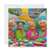 Plezierige Dames Middag High Tea Tuinfeest 6