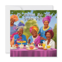 Plezierige dames middag high tea tuinfeest etnisch