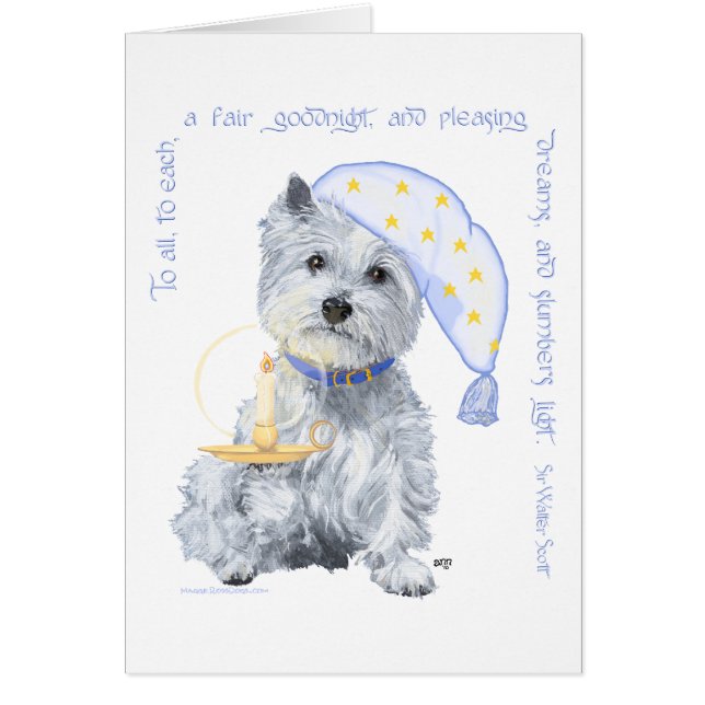 Plezierige Dromen Westie (Voorkant)