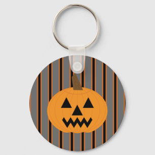 Plezierige en mooie Halloween pompoenen Sleutelhanger