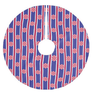 Plezierige en mooie pepermunt snoep kerstboom rok