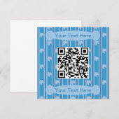 Plezierige en mooie puzzel QR-code Kaart (Voorkant / Achterkant)