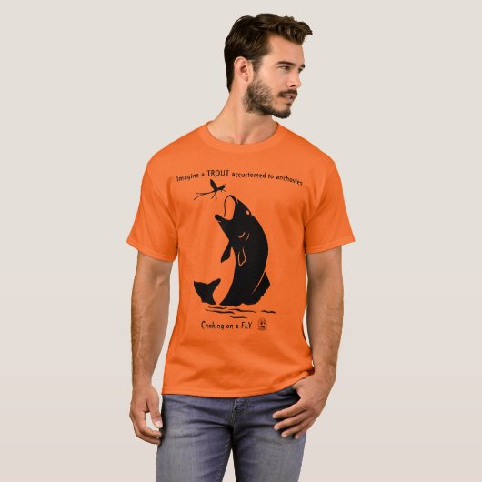 Plezierige Forelvissen T-shirt (Voorkant volledig)