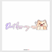 Plezierige frase1 sticker (Vel)