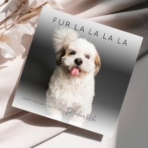 Plezierige Fur La La La | Foto Kerstvakantiekaart