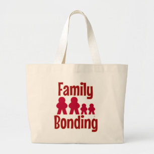 Plezierige gezelschapsspelletjesavond voor het hel grote tote bag