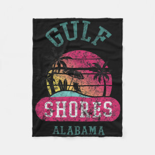 Plezierige Golfkusten Antieke Kledij Alabama Stran Fleece Deken