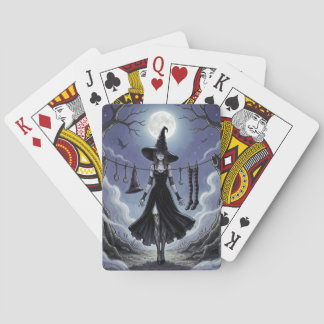 Plezierige Heks & Waslijn Pokerkaarten