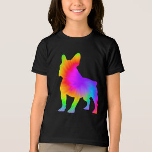 Plezierige Hond Liefhebber Eigenaar Tie Dye French Tri-Blend Shirt