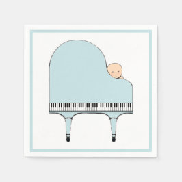 Plezierige jongens baby shower jongen servet