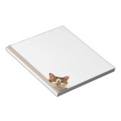 Plezierige kat kitten kijkt naar jou Schattig dier Notitieblok (Schuin)