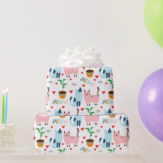 Plezierige katten en muizen cadeaupapier (Feestgeschenken)