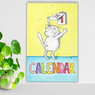 Plezierige kattenkalender  kalender