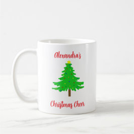 Plezierige Kerstbomen Koffiemok