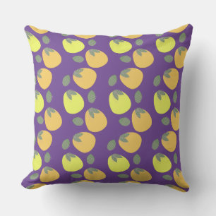 Plezierige Mango Oranje Gele Vrucht Kussen