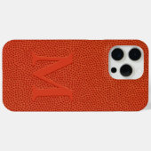 Plezierige namaak basketbal leer skin textuur patr Case-Mate iPhone case (Achterkant (horizontaal))