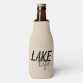 plezierige nautische LAKE LEVEN | Koolstof voor fl Flesjeskoeler (Fles Voorkant)