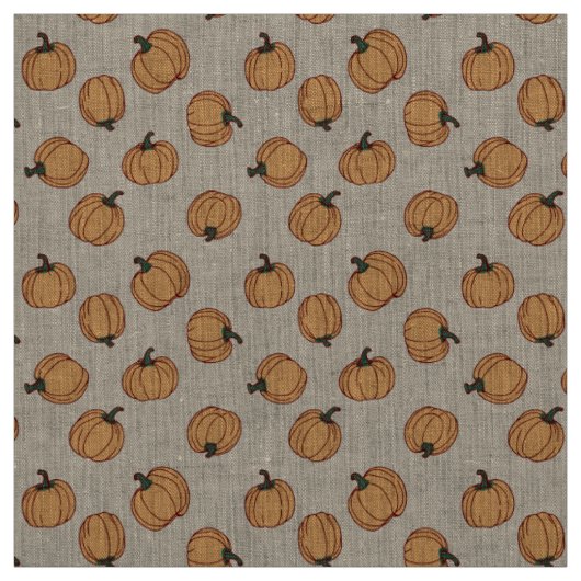 Plezierige Pompoenen Stof (Swatch)