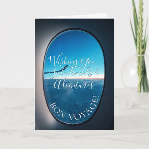 Plezierige reis! Stoel bij het raam Prettige reis  Kaart