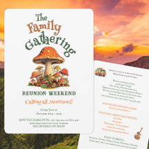 Plezierige Retro Familie Samenkomst Reünie Weekend