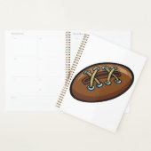 Plezierige Rugbybal Sport Grafisch Planner (Display)