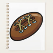 Plezierige Rugbybal Sport Grafisch Planner (Voorkant)