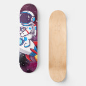Plezierige Ruimte Avontuur Skateboard (Voorkant)