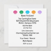 Plezierige Schildpadden Vergadering Kaart (Achterkant)