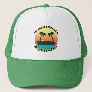 Plezierige Schrijvers Retreat Auteur Leven Logo Ku Trucker Pet