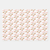 Plezierige S'mores-activiteiten bij het kampvuur i Inpakpapier Vel (Voorkant 3)