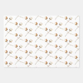 Plezierige S'mores bij kampvuur en BBQ met Friends Inpakpapier Vel (Voorkant 2)