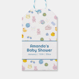 Plezierige Spetter Spat Rubber Eend Bad Baby Borre Cadeaulabel