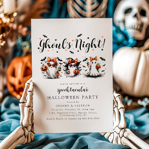 Plezierige Spook Nacht Halloween Kaart