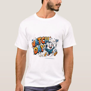 Plezierige Voetbal Voor Wedstrijddag T-shirt