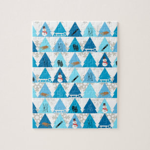 Plezierige Winter  Legpuzzel