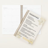 Plezierigheid Inspirerend gedicht geschreven woord Planner (Display)